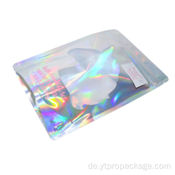 Holographische Mylar Zip Lock Standup Bag